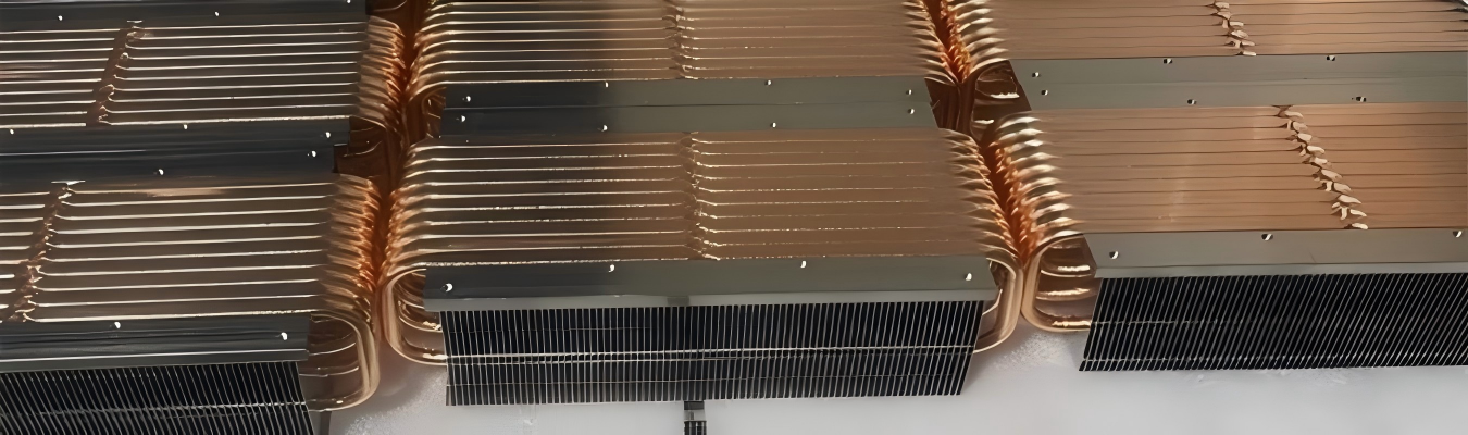 CNC-обработка медного радиатора, обеспечивающая высокую теплопроводность для электроники и силовых устройств