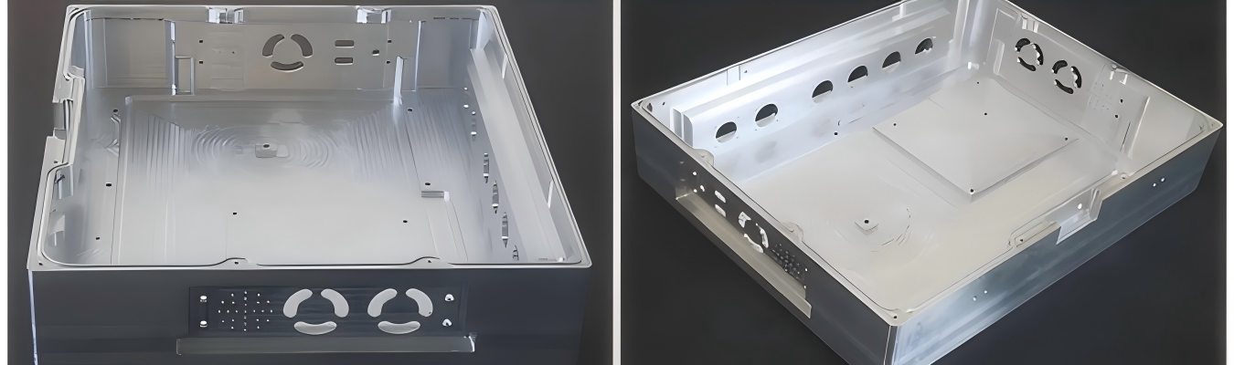 Custom Machined Aluminum Enclosure Custom machined aluminum enclosure with CNC precision for electronic and industrial applications
